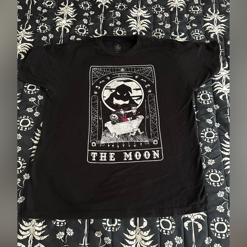 The nightmare before Christmas tarot card t shirt.
